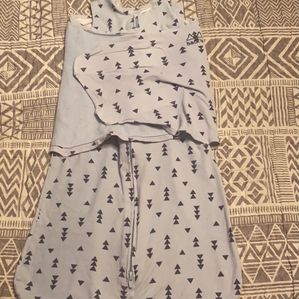 Blue swaddle